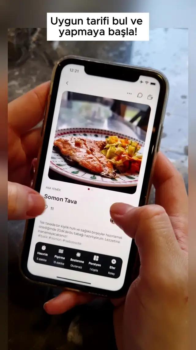 Hem yemek sosyal medyası hem de tarif kütüphanesi. 