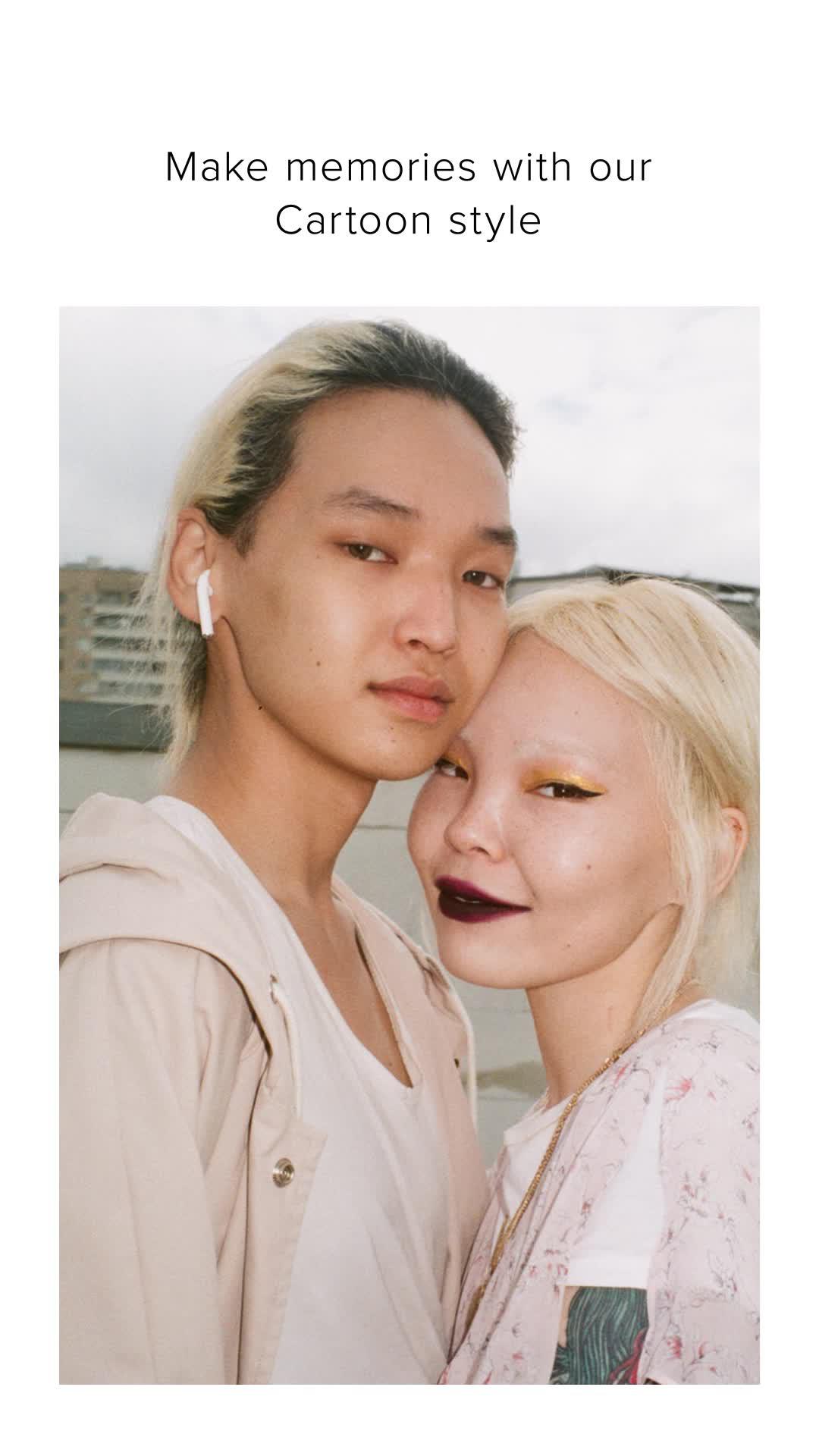 Exclusive AI effects in the OJI app