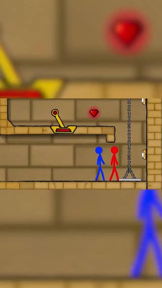 Stickman Red And Blue is an addictive puzzle game where you have to embody both characters