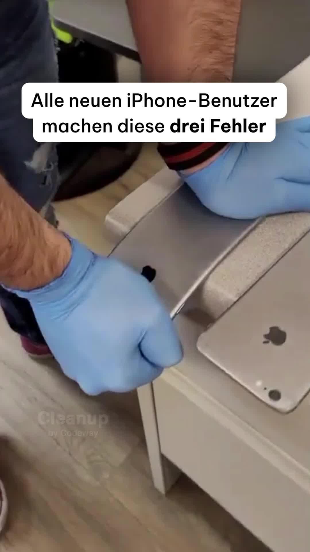 Befreien Sie den iPhone-Speicher in Sekundenschnelle mit Cleanup!