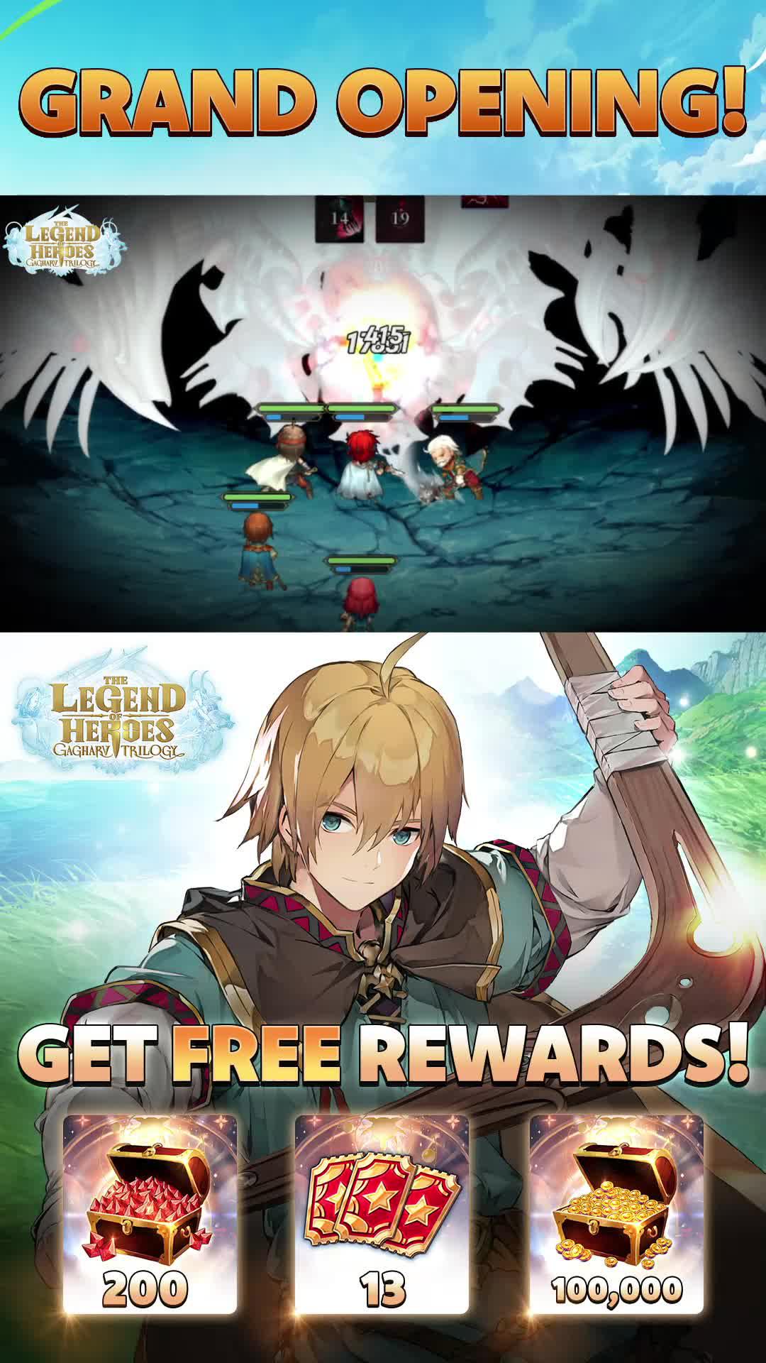 GRAND OPENING! Download and get free rewards!