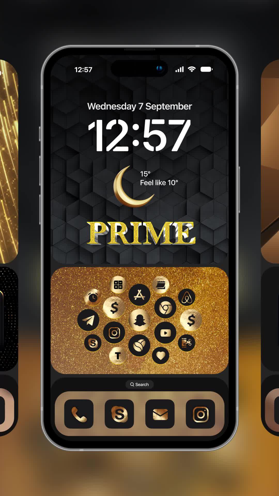 Set exclusive widgets & themes for your iPhone!