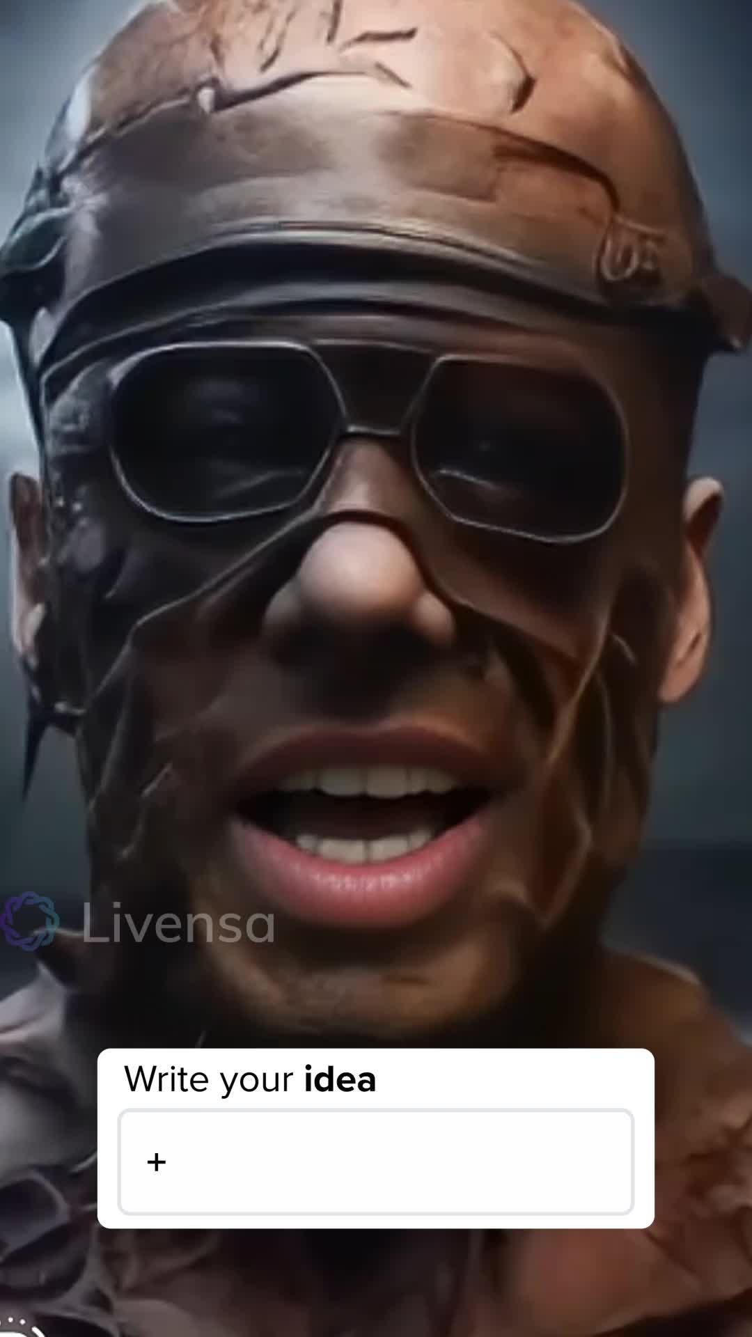 Create Al videos with your own words on mobile