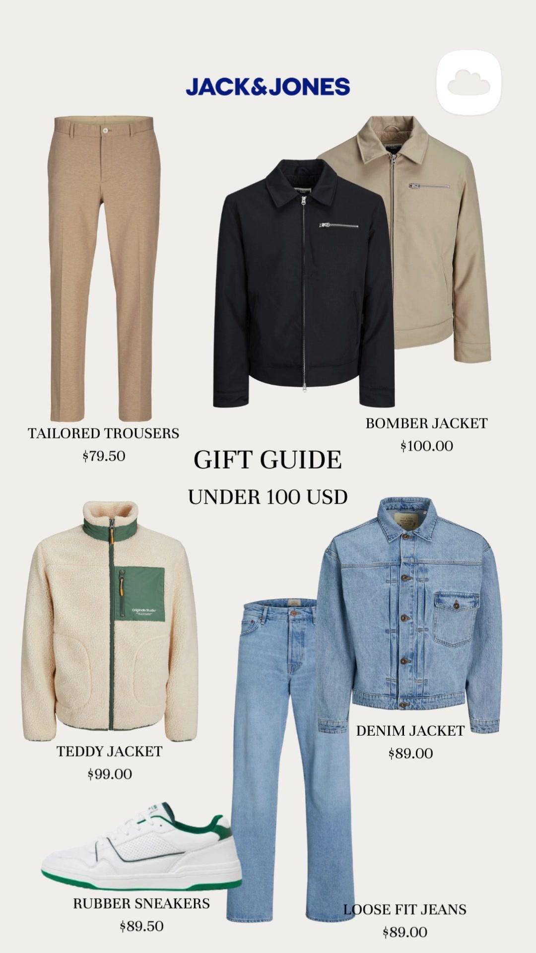 The Ultimate Gift Guide! Find the perfect presents from @JACK & JONES OFFICIAL 💙 Find the products via link in bio ☁️ #GoWishapp #gowish #gowishinspo #jackandjones #wishlist #trend #giftguide