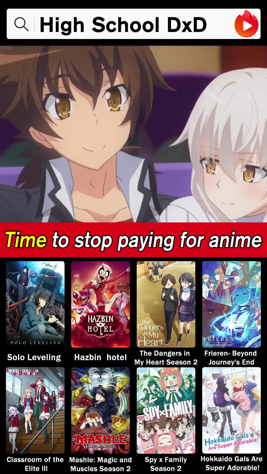 Download to watch the Hot-blooded anime
