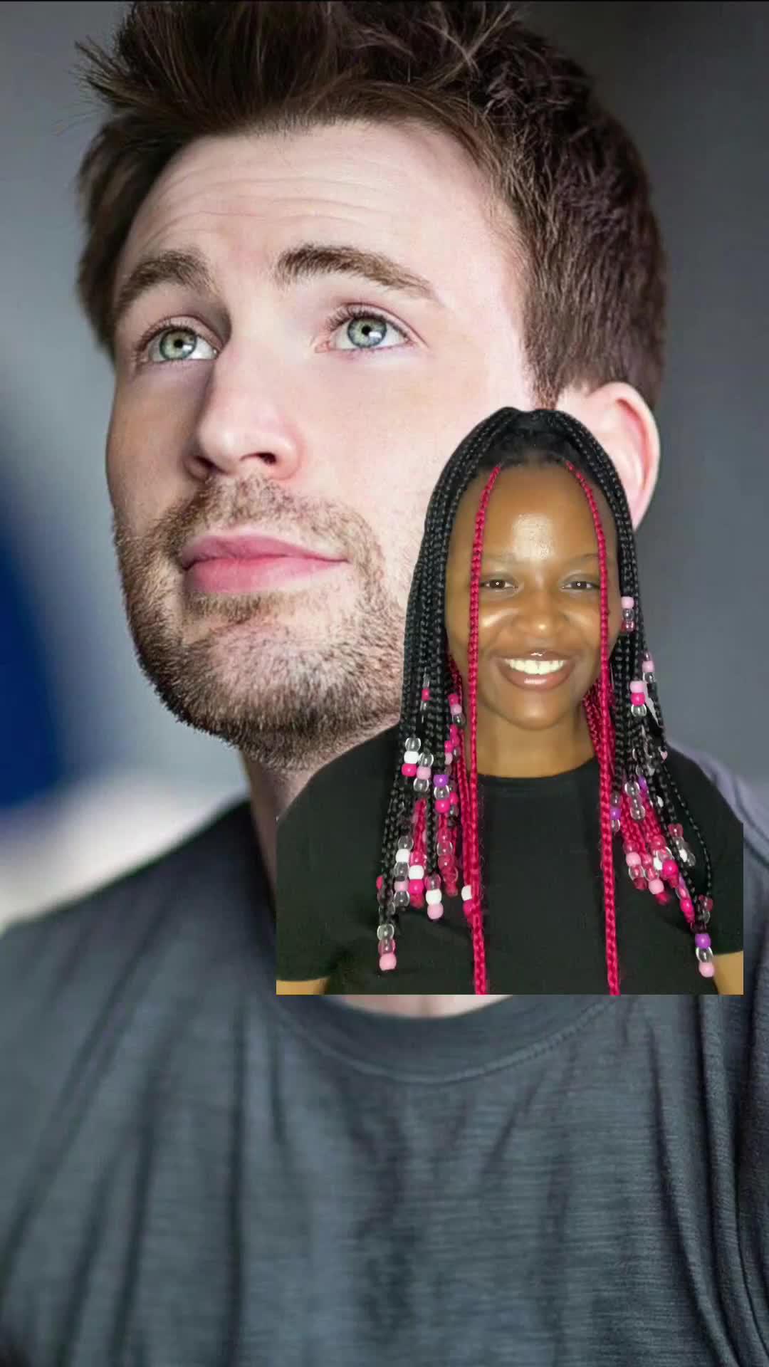 Find out who's Chris Evans' twin in the celeb world! #ChrisEvans #CelebTwins