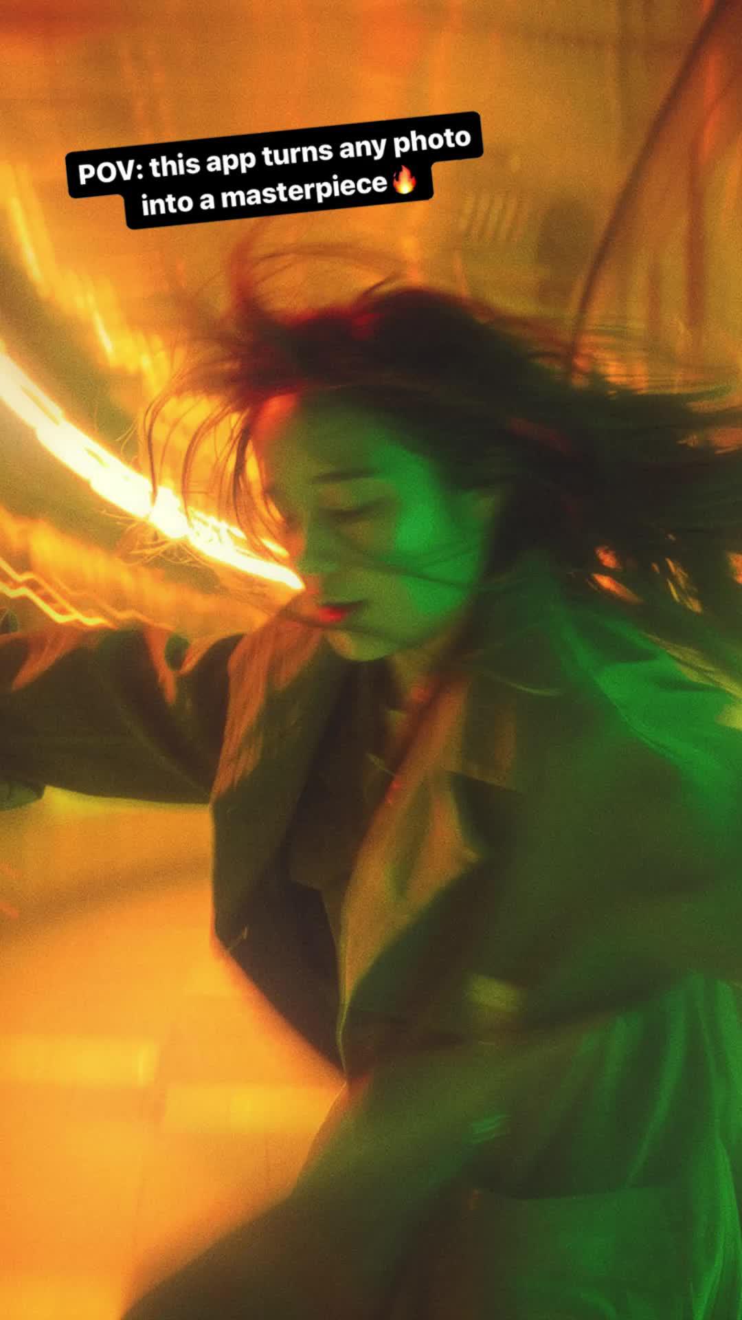 The secret is Prequel app