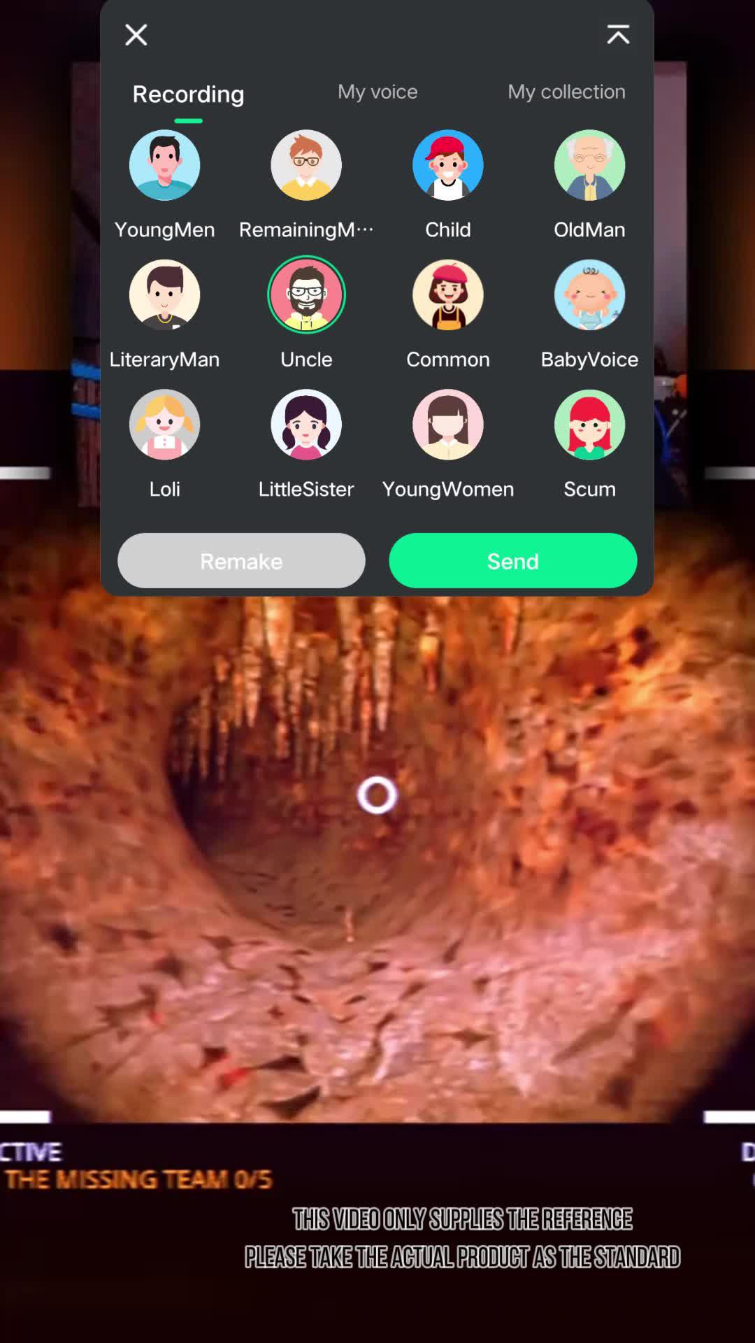 Omg , that voice change sounds so real!