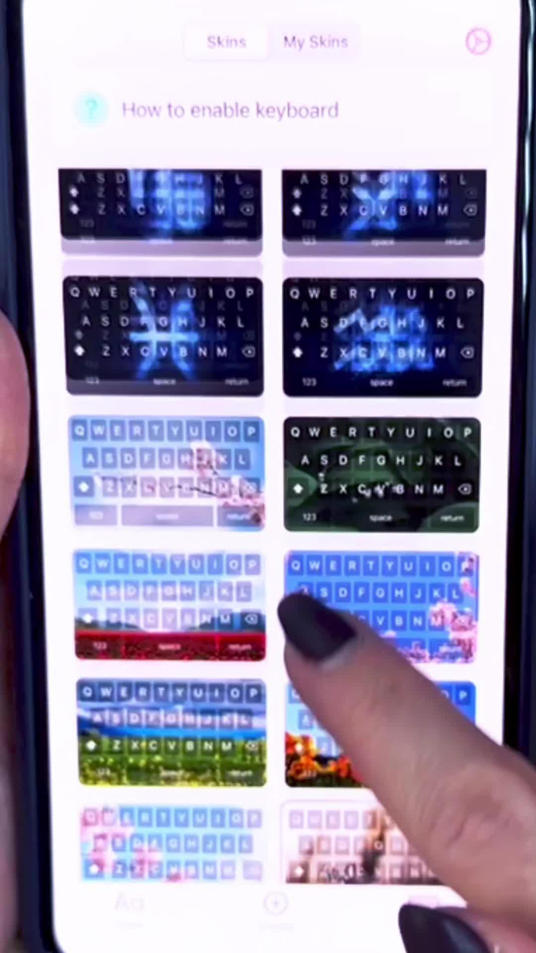 Make your keyboard and text cool