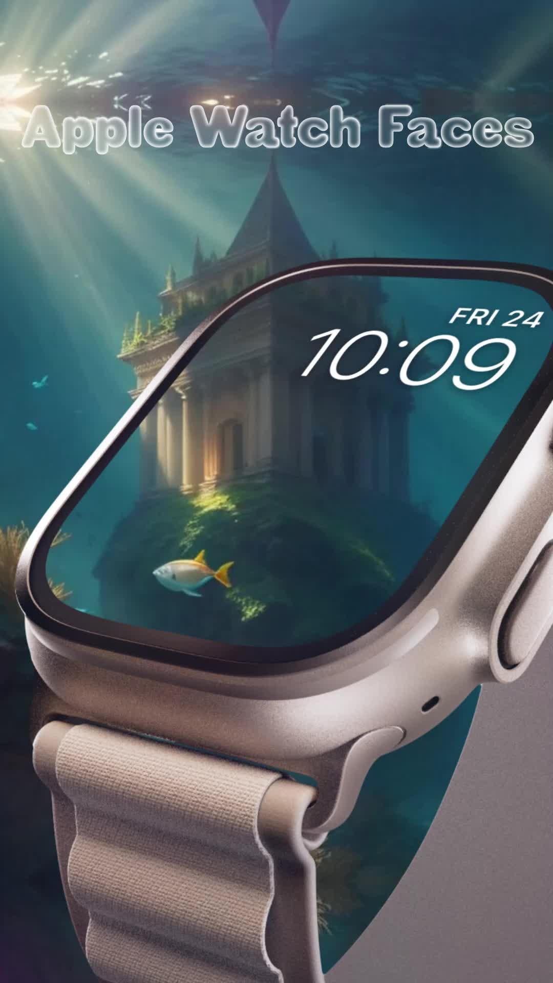Sea-themed wallpapers for your apple watch