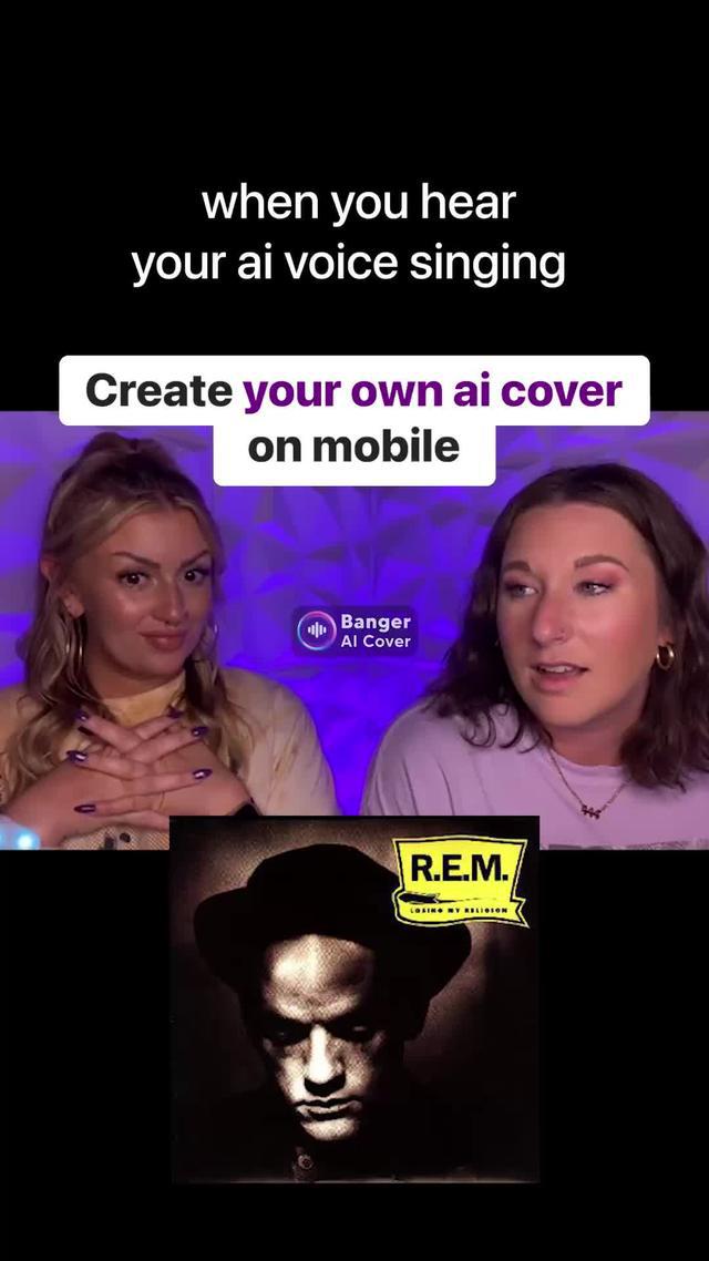 Create AI Cover Song with your own voice try now!