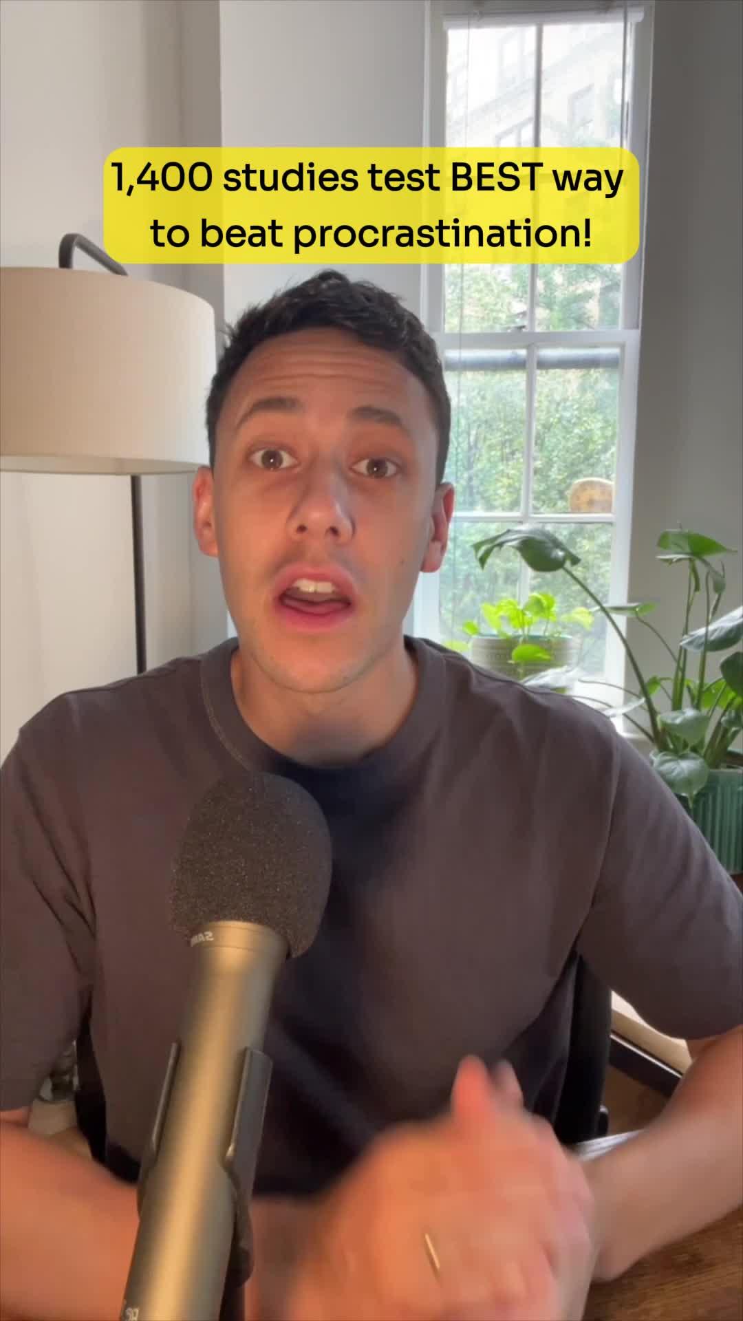 1,400 studies show BEST way to beat procrastination!