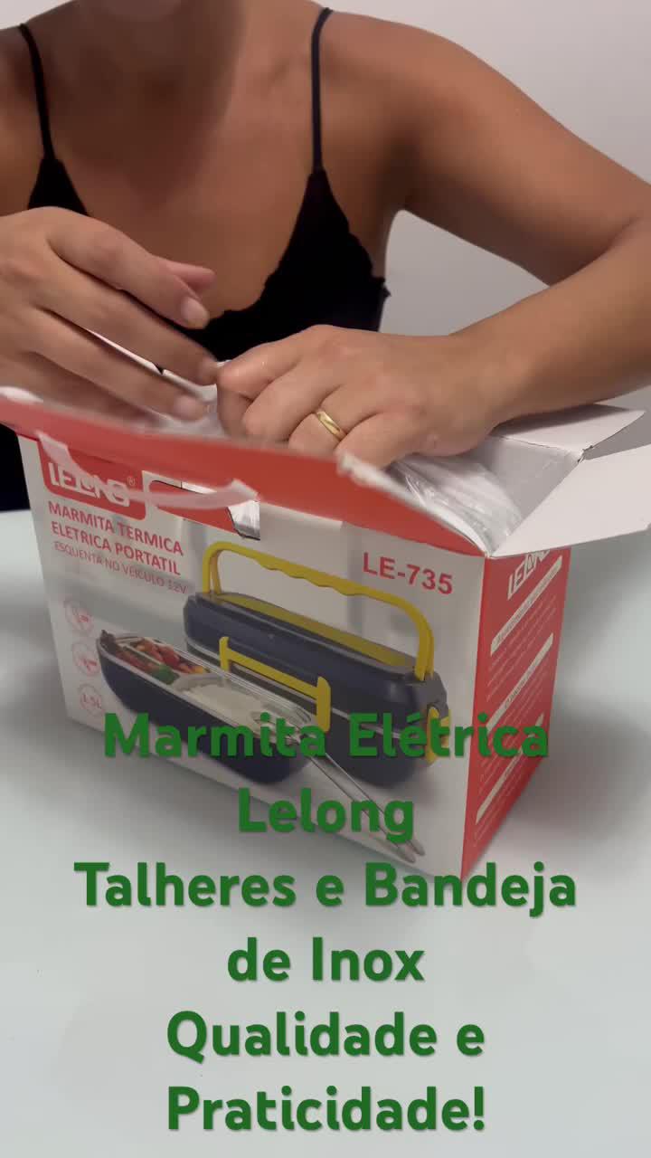 Marmita Eletrica Portatil Automatica Carro Casa Tomada 110v