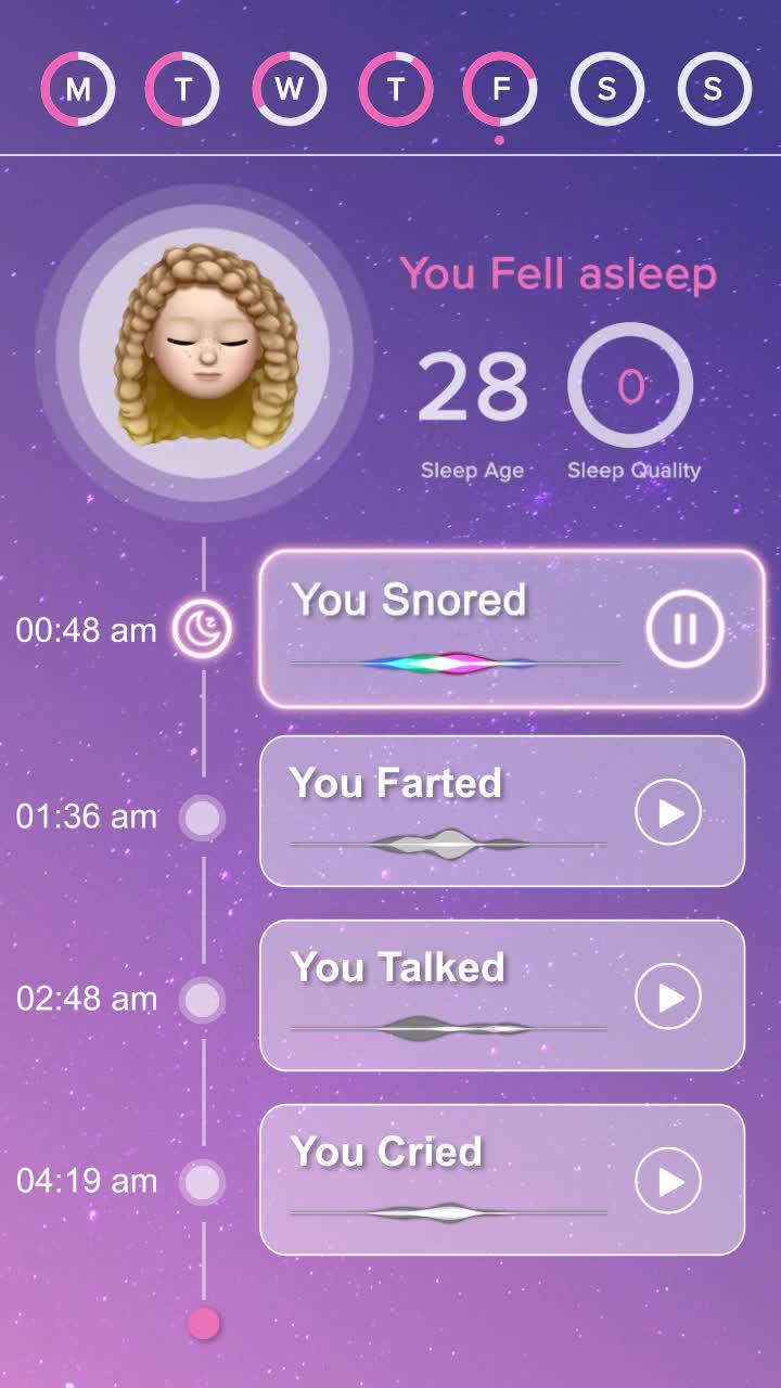 Get a good night’s sleep and learn your patterns with Sleep Tracker.
