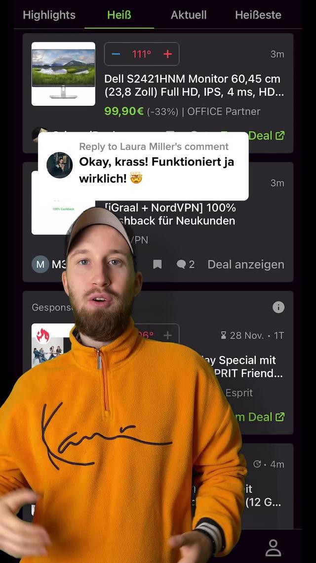 Entdecke die heißesten Dealz mit der kostenlosen mydealz App