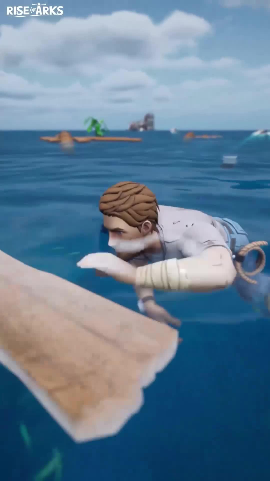 The game starts with one man and one boat. How long can you survive?