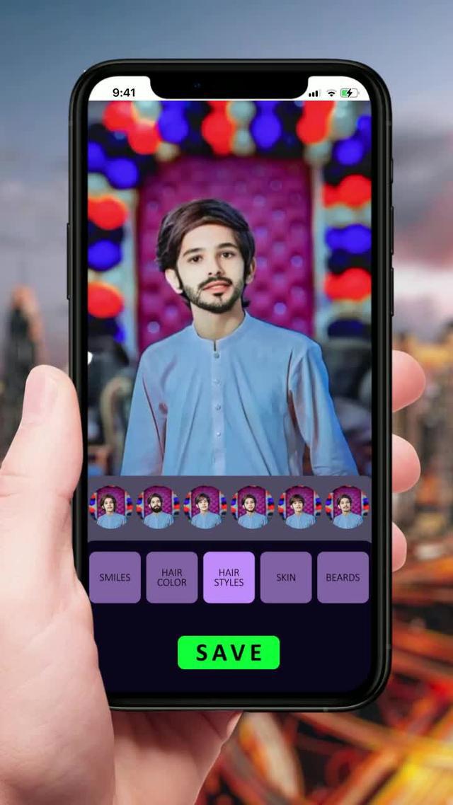 Erstellen Sie fantastische Fotos mit Haar- und Barteffekten