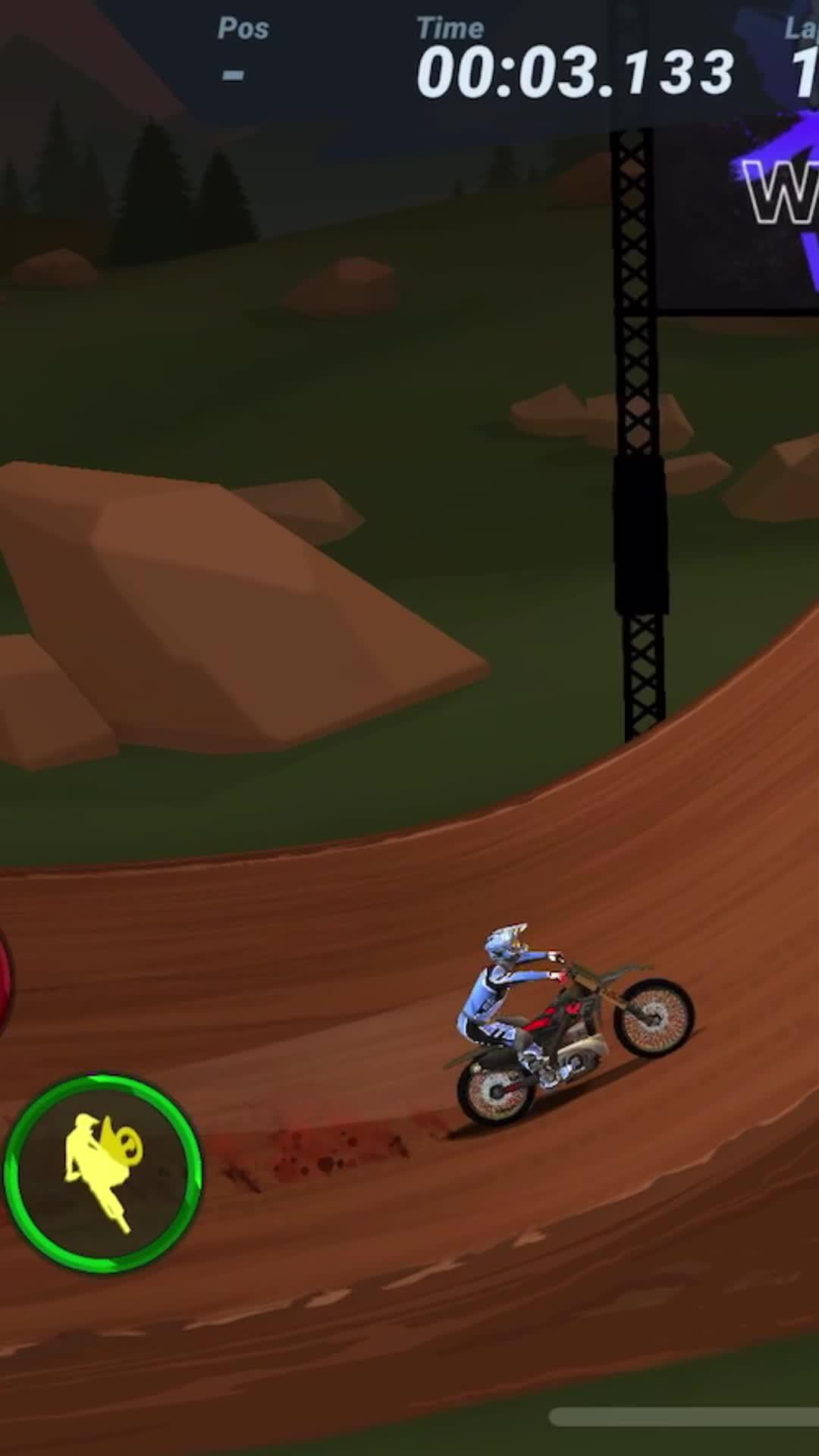 Feel the thrill of motocross racing.