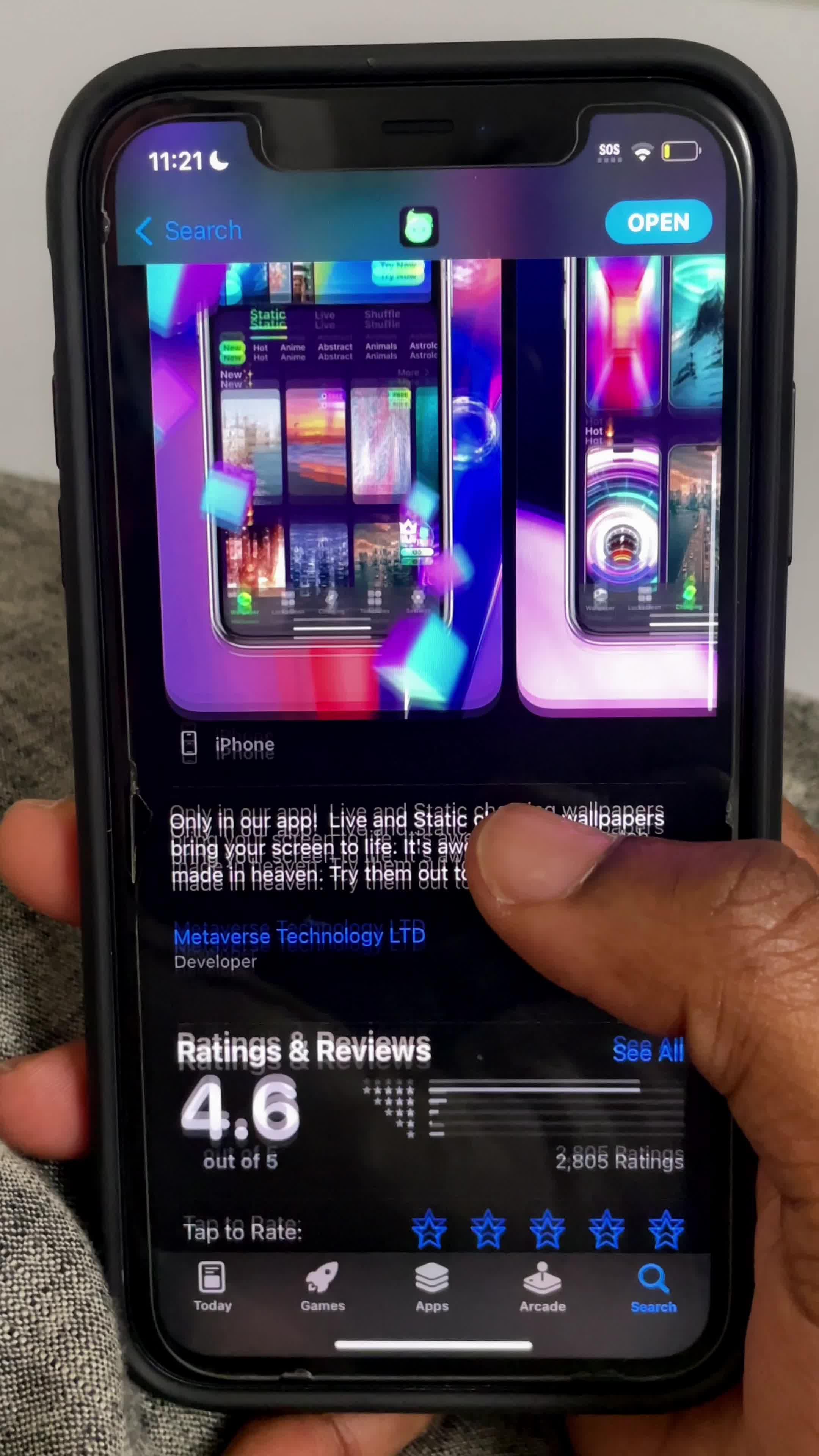 One Tap Changes Your Wallpaper!!!