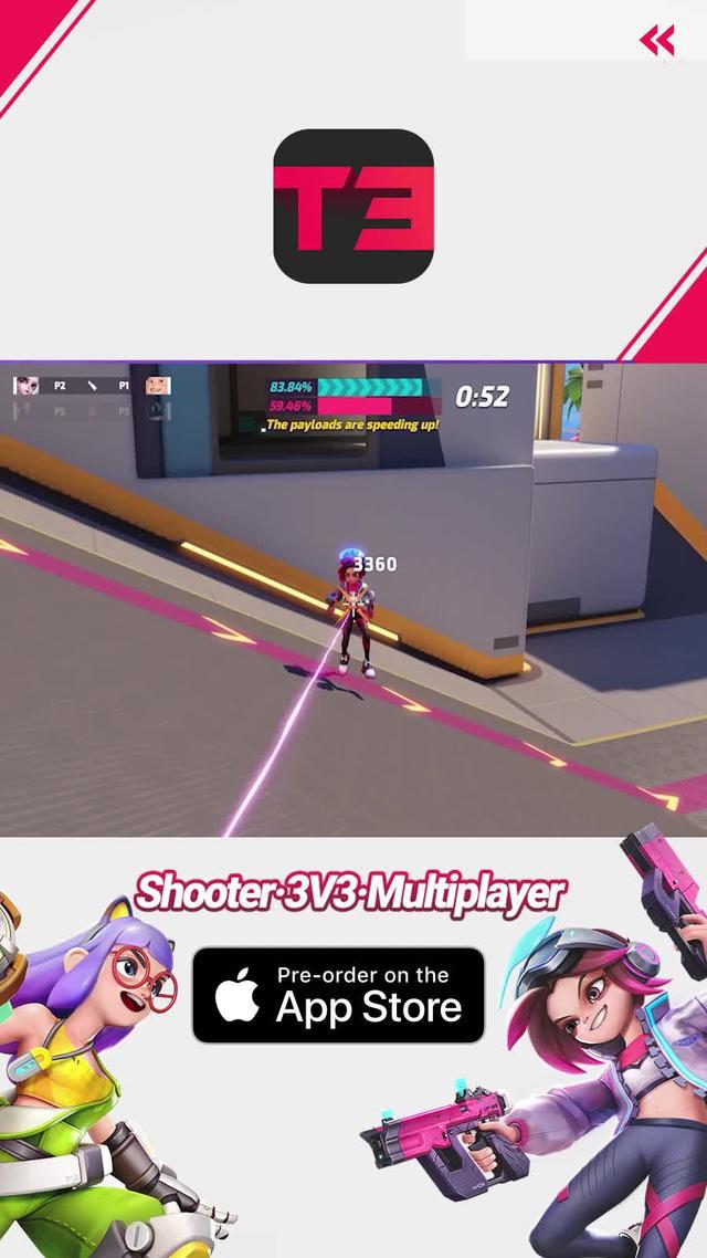 3V3 Shooting Game. Pre-register Now for Free.