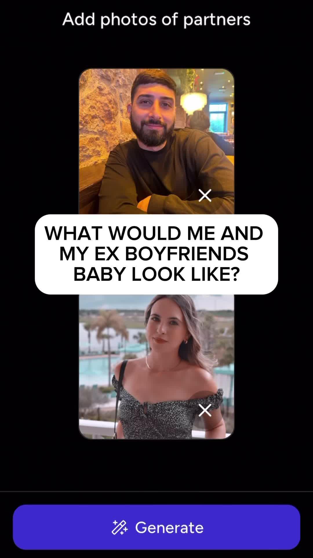 Generate adorable baby images with AI in just a few taps