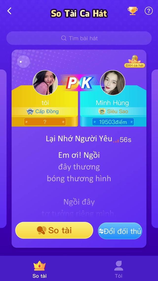 Tải ngay SingNow tham gia PK