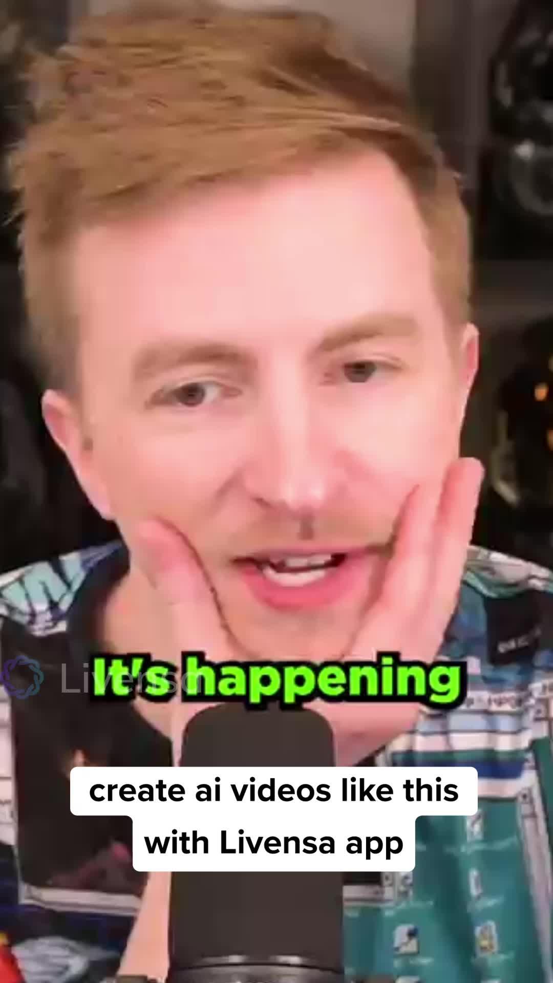 Create Al videos with your own words on mobile