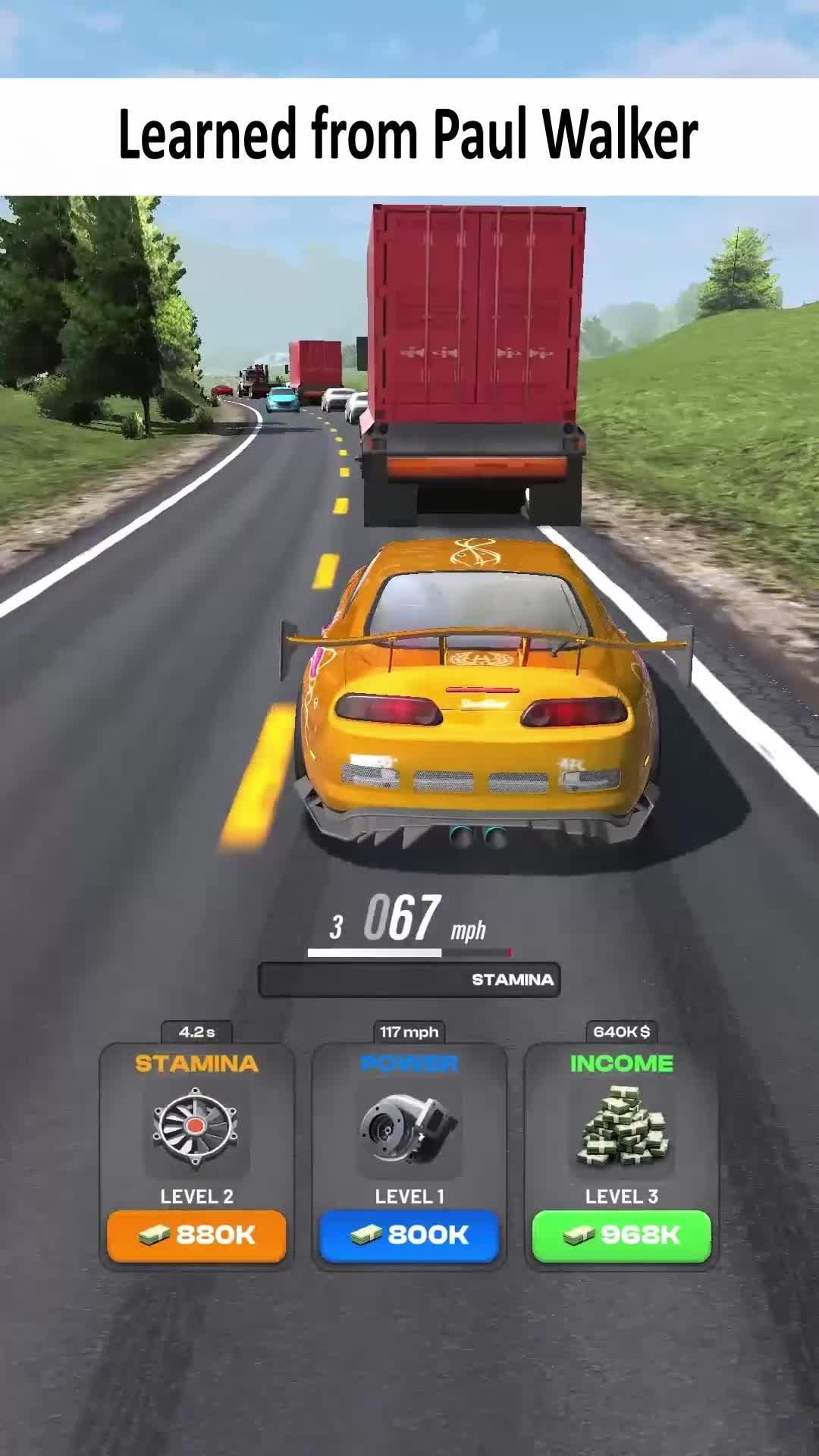 Nothing is better than overtake in the highway!