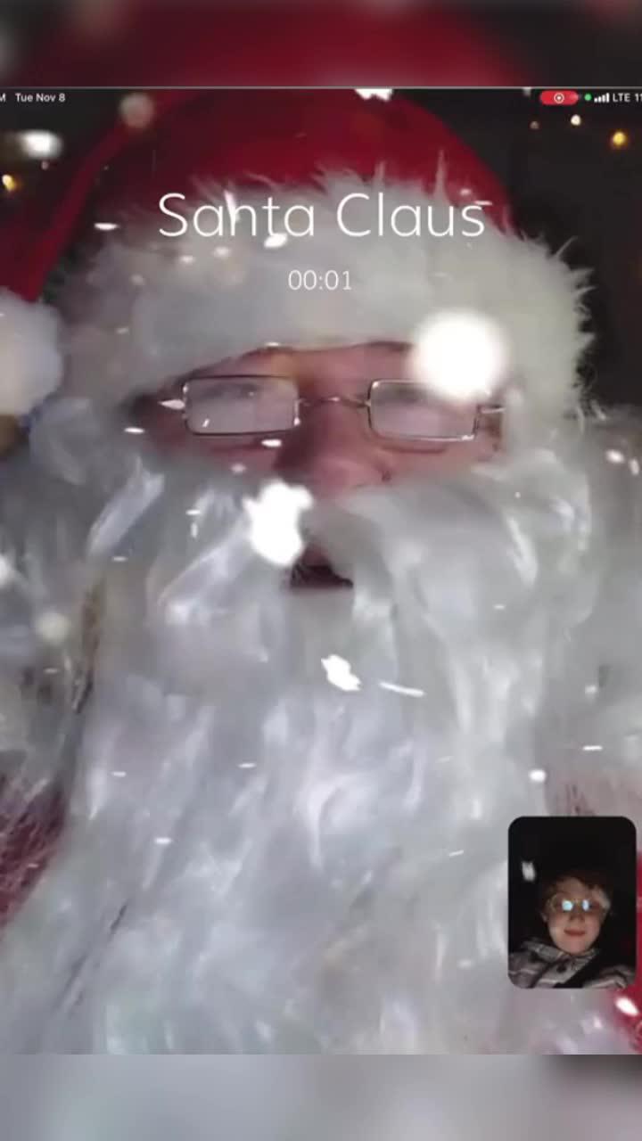 Experience the joy of realistic Santa chats