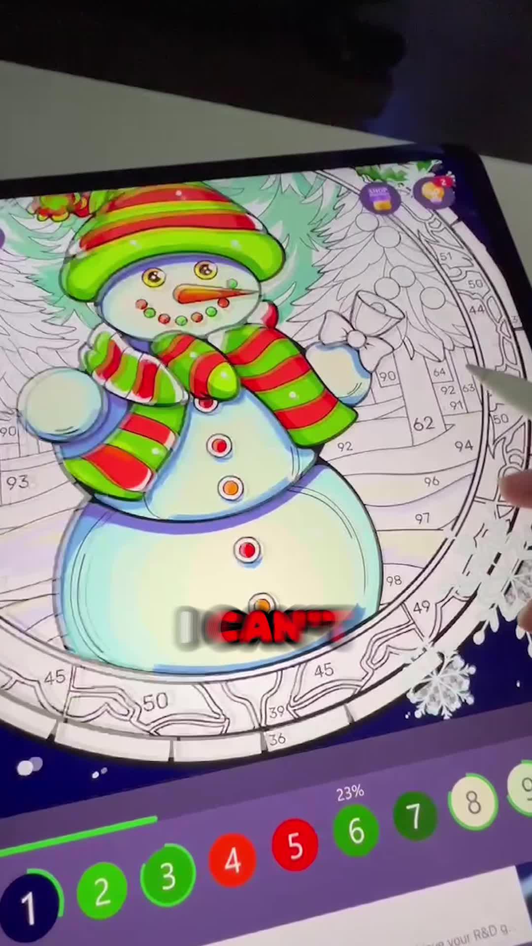 Tap colors by number, free download!