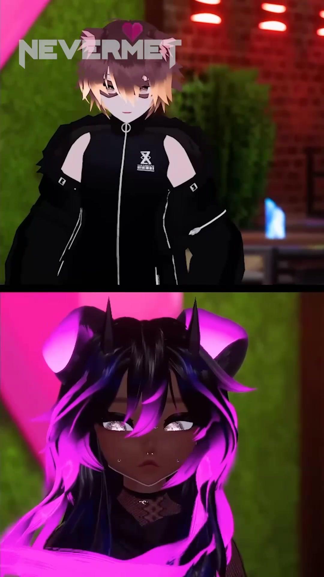 who could she have chosen? 🤩 #vrchat #vrc #nevermet #fullbody #fyp