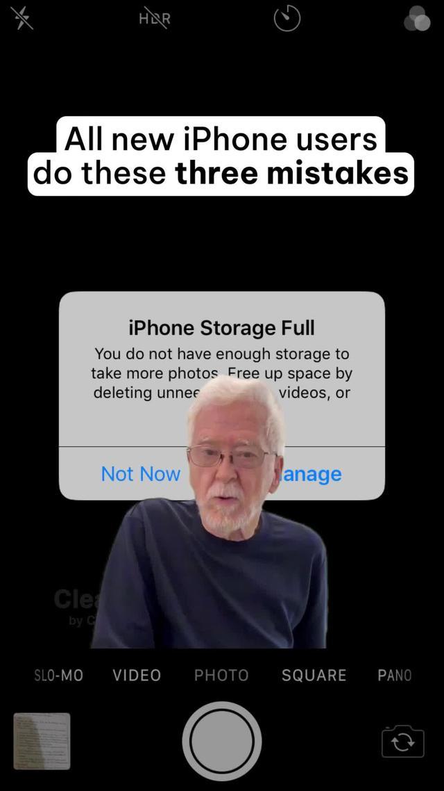 Free up iPhone stoage with Cleanup app just in seconds.