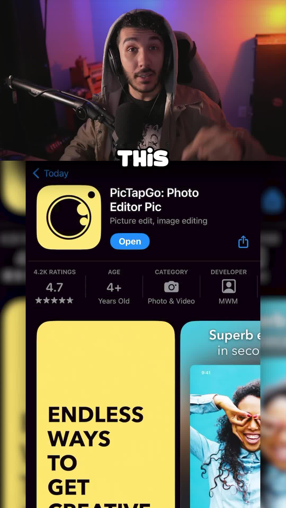 Get a pic, tap it, and go share it!