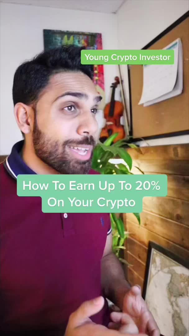  Earn up to 20% on your crypto with Nexo.io. Link in Bio for Nexo App. #cryptotok #cryptoinvesting