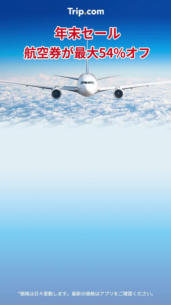 航空券をお得にゲット！