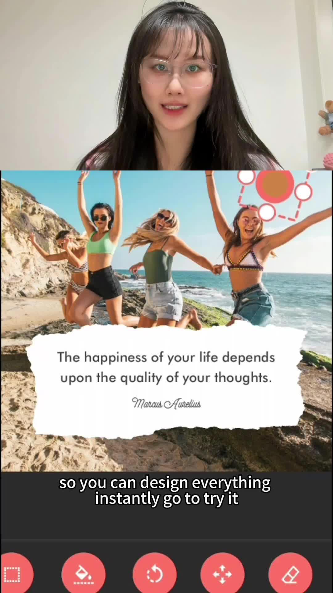 The only app for creating posters and stickers that you'll ever need.