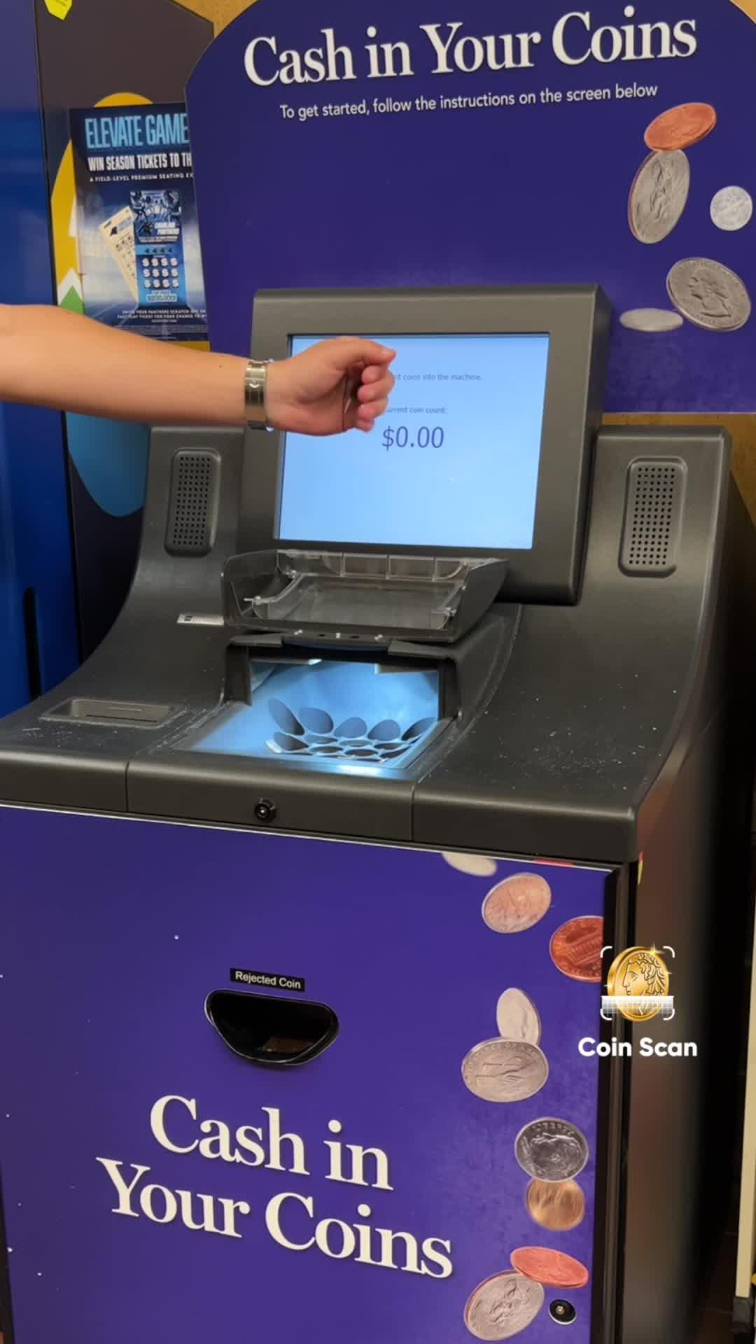 Find out the value of coins in your pocket!