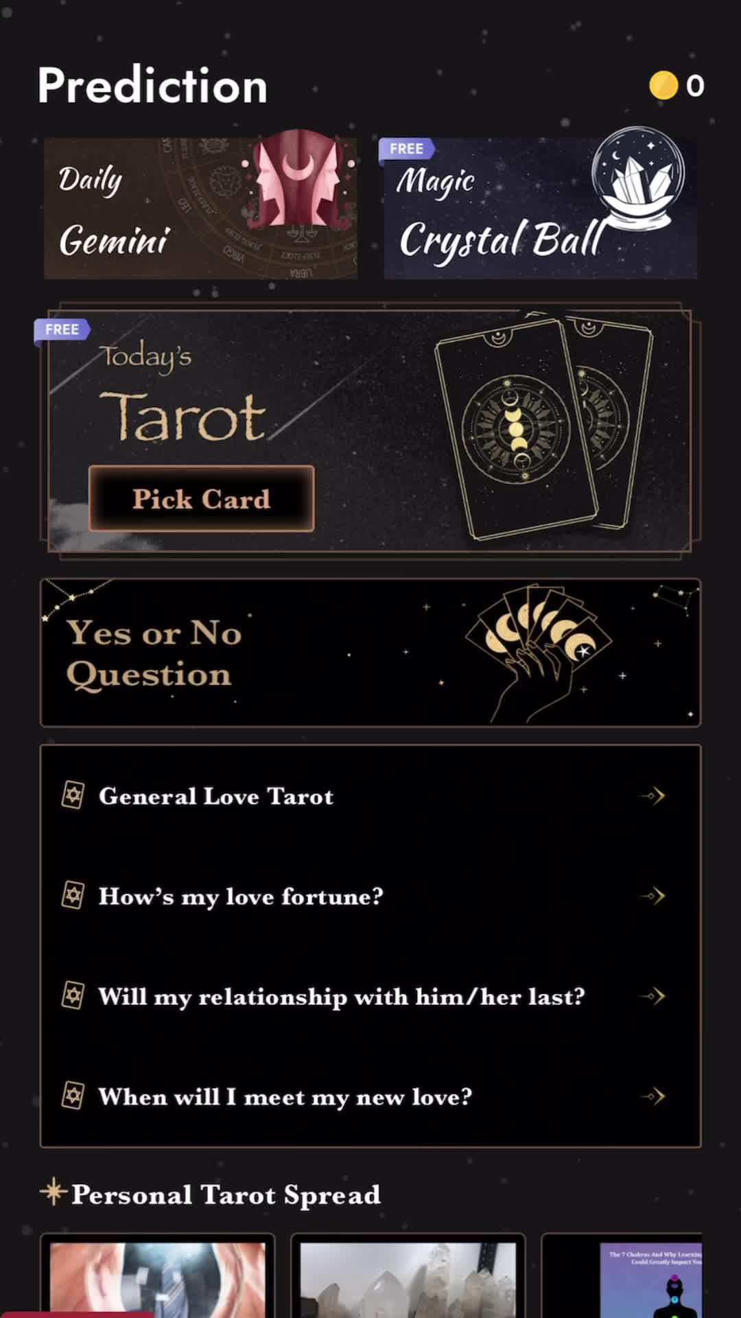 Ask about love, relationships, the future & more.