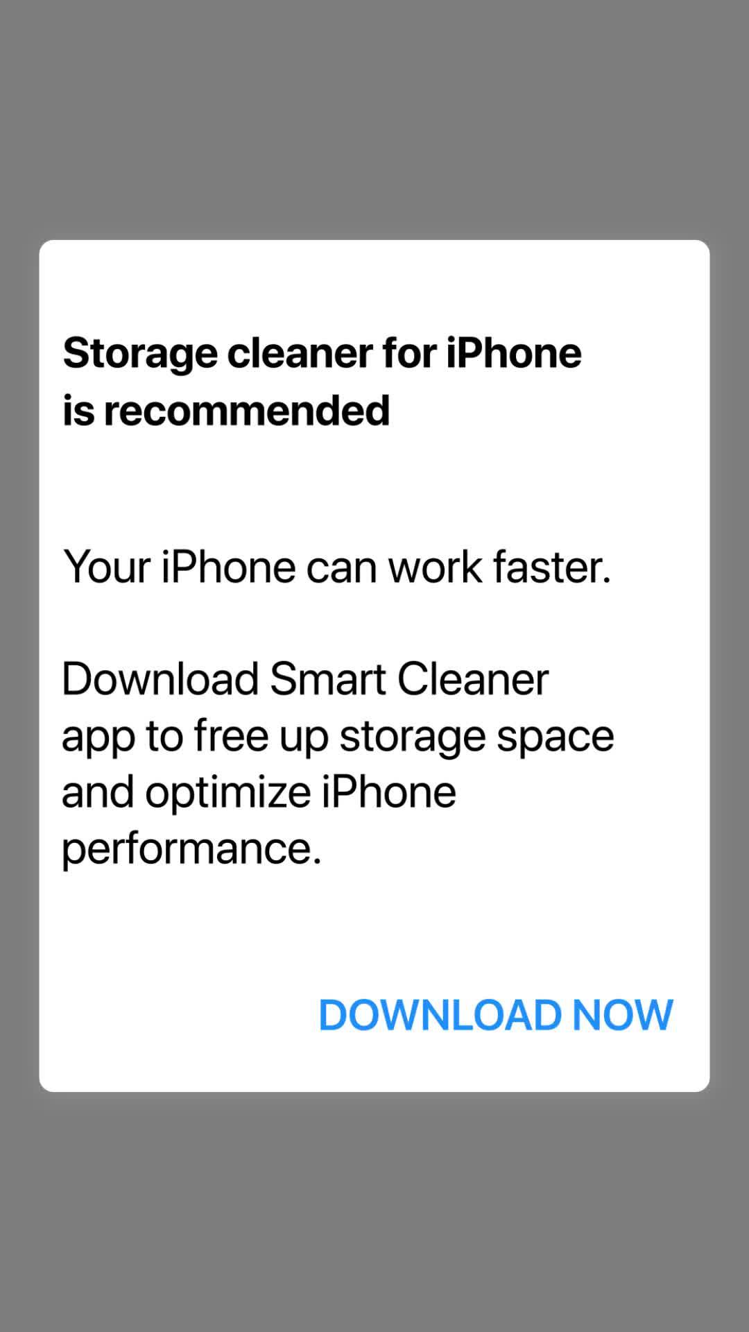 iPhone storage is full?