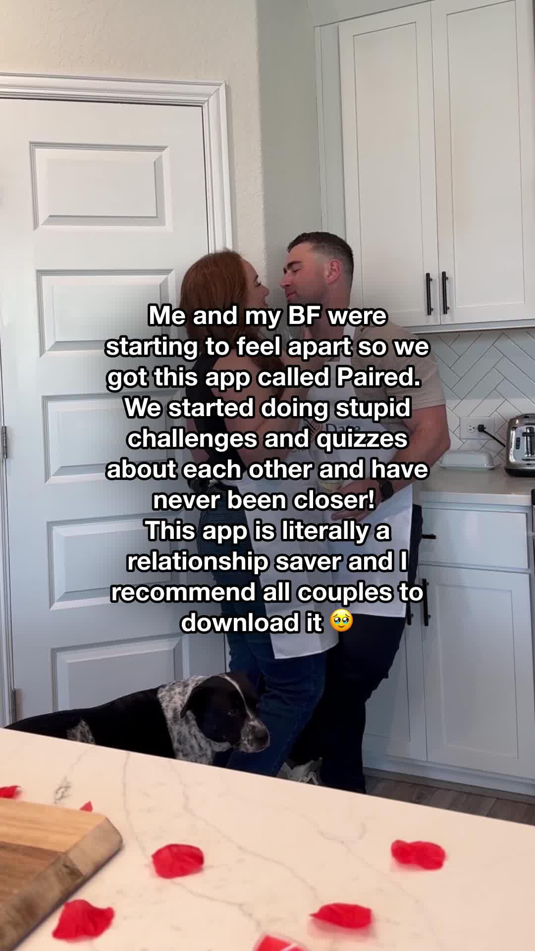 I need to thank the couples app Paired that helped me get through this.