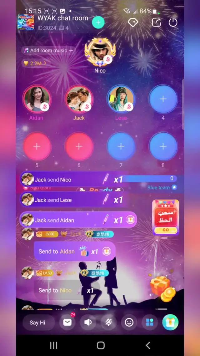 24 saat sesli sohbet odası