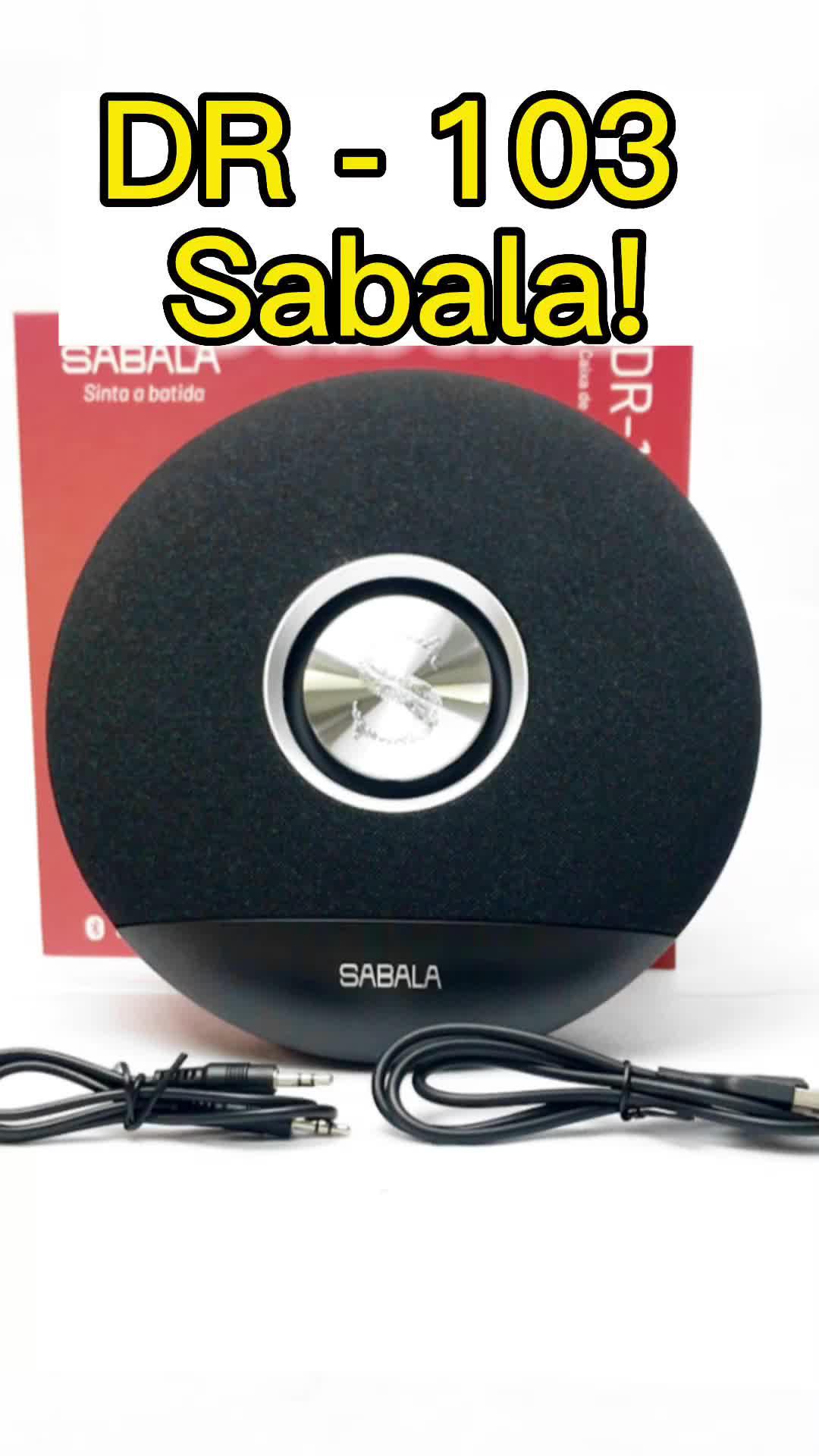 Caixa De Som Alto-falante Dr-103 Sabala Bluetooth 10w