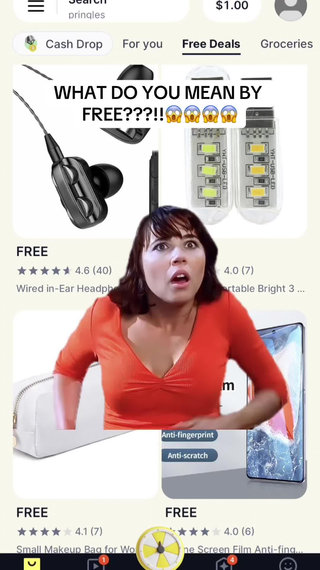 The only way to find out is by downloading the app👀👀👀 #Meme #MemeCut #shoppingapp #onlineshopping #amazingprices #affordableitemsforyou #freestuff #freestuffhacks 