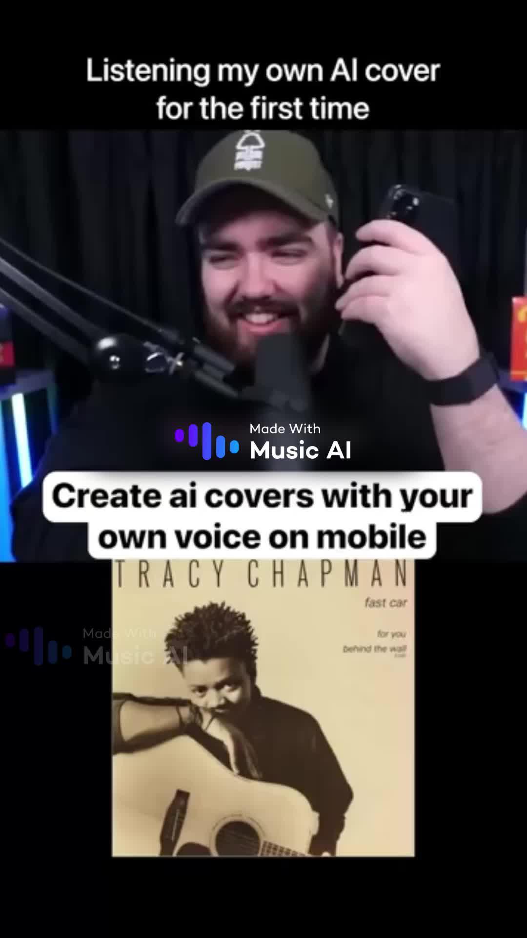 Create AI covers with your own voice on mobile