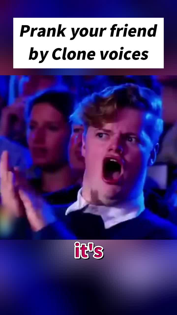 You can clone anyone's voice with Bananai, clone the voice you want, and prank your friends now