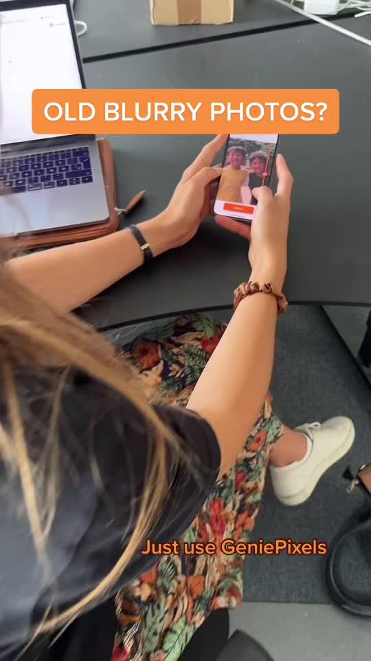 Old blurry photos are no match for GeniePixels - Face Enhancer! Go ahead and download it in App Store🔥🔥 #blurryface #blurry #app #ai #optimzer