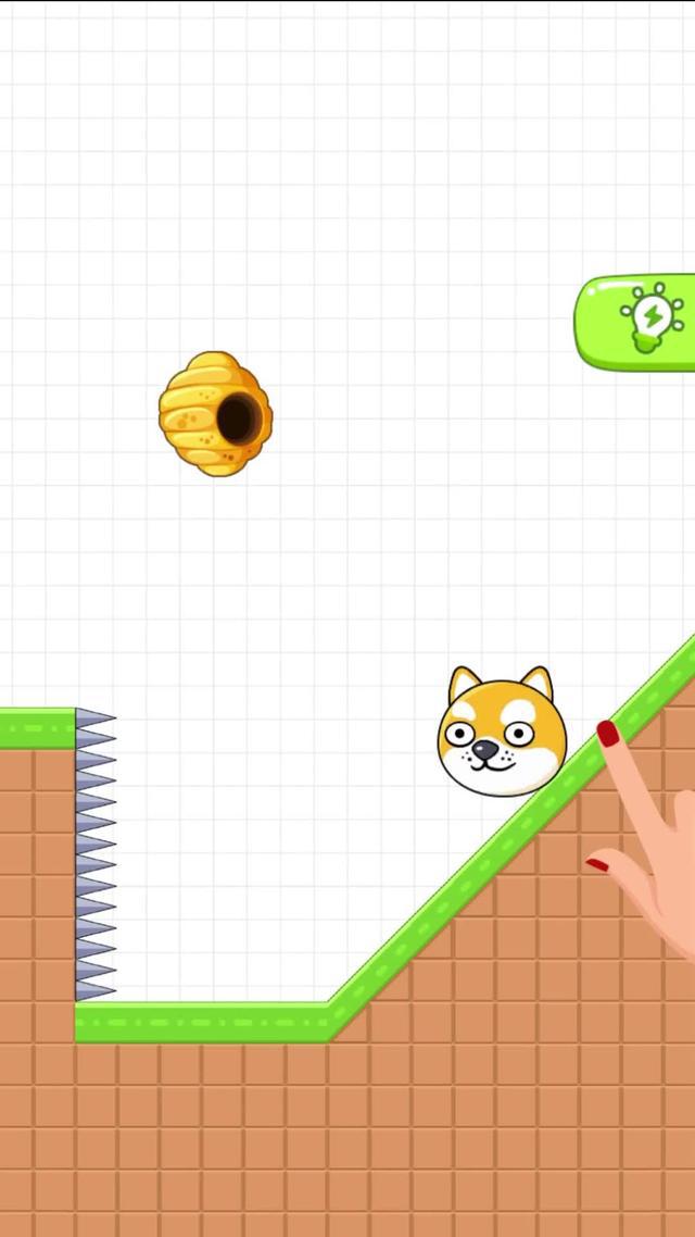 Draw to save the dog!