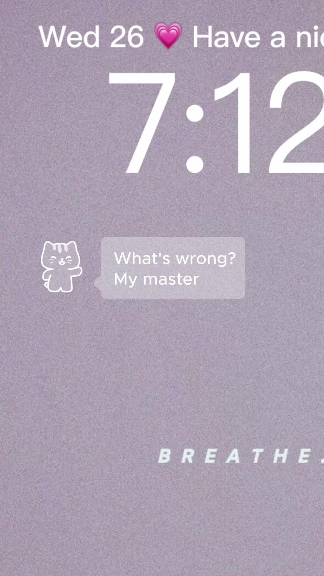 Raise a pet on lock screen
