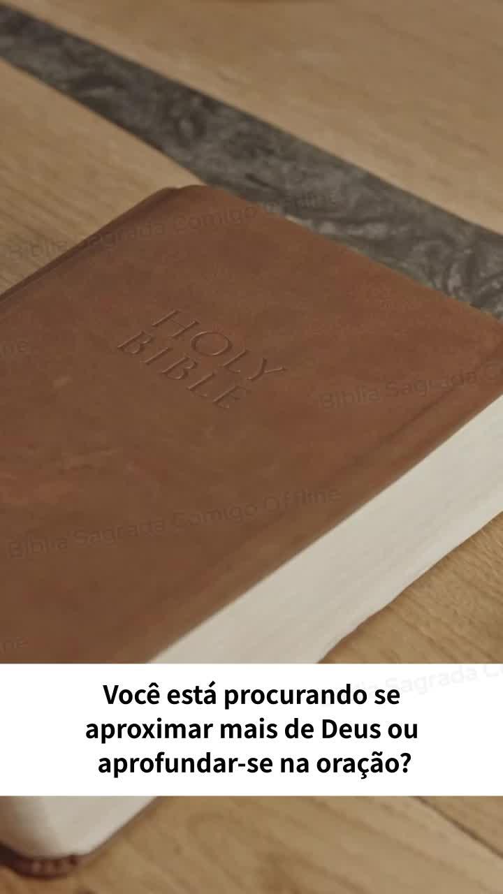 Nunca perca uma oração. Faça da oração um hábito diário com Bíblia Sagrada Comigo. Baixe agora!