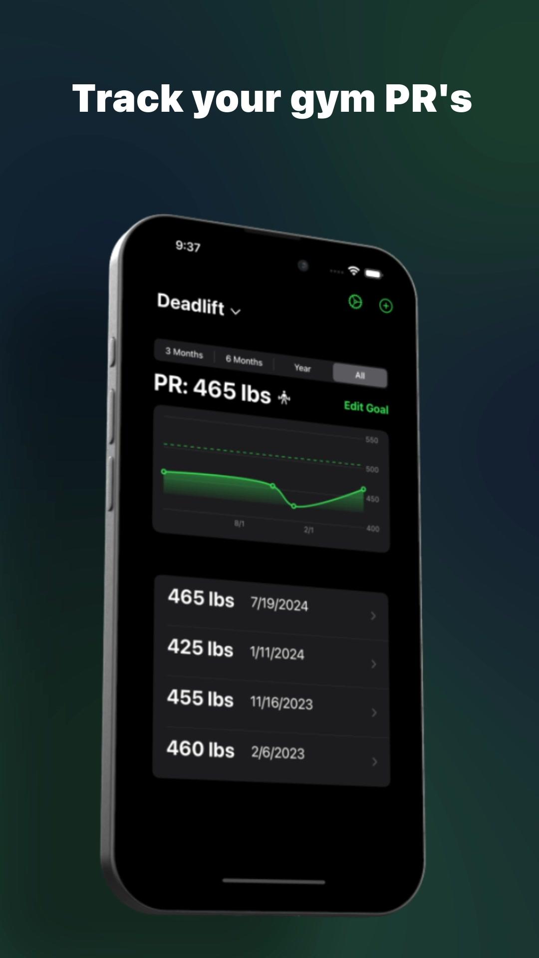 Download PR-Tracker on the App Store!!!!  #gym #gymmotivation #workout #pr #workoutmotivation #fyp #gains 
